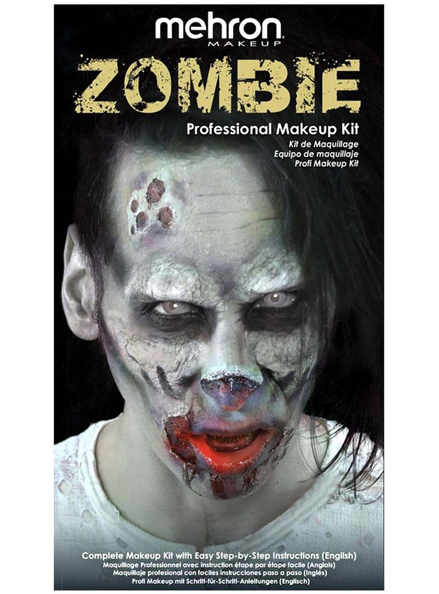 Professional Zombie SFX Halloween Makeup Kit - Alternative Image