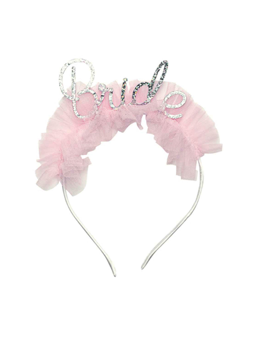 Prosecco Party Pink and Side Bride Hens Night Headband - Flat Image