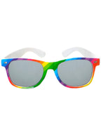 Image of Novelty Rainbow Frame Costume Glasses
