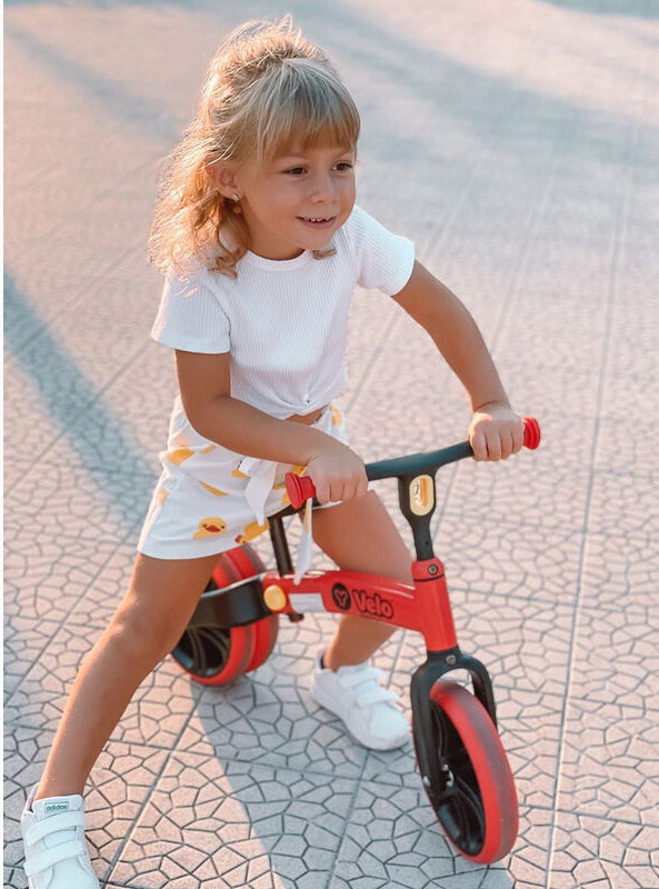 Red Balance Bike for Kids with Bonus Helmet