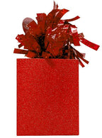 Image of Red Holographic and Glitter Box Balloon Weight