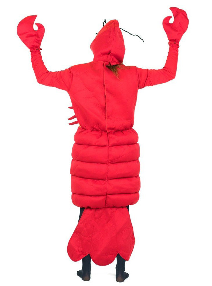 Red Lobster Novelty Adults Costume - Back Image