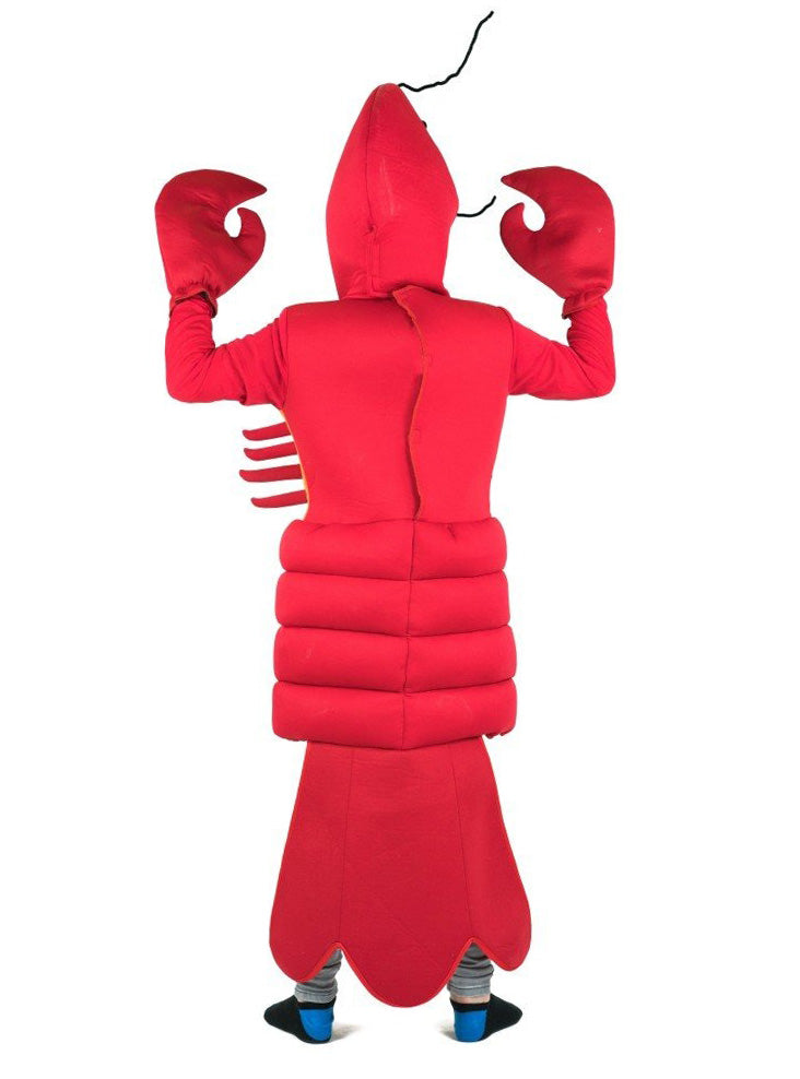 Red Lobster Novelty Kids Costume - Back Image