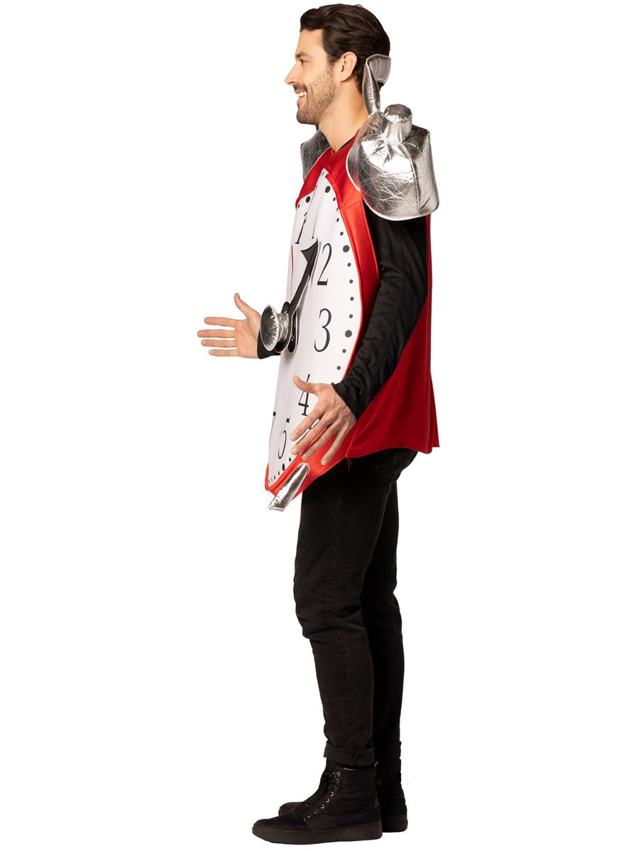 Retro Alarm Clock Novelty Adults Costume - Side Image