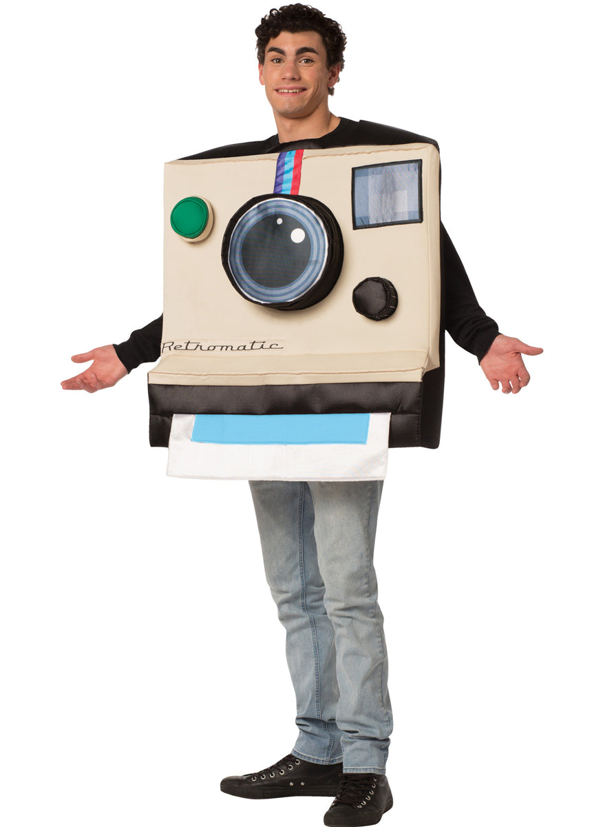 Retro Instant Camera Novelty Adults Costume - Main Image