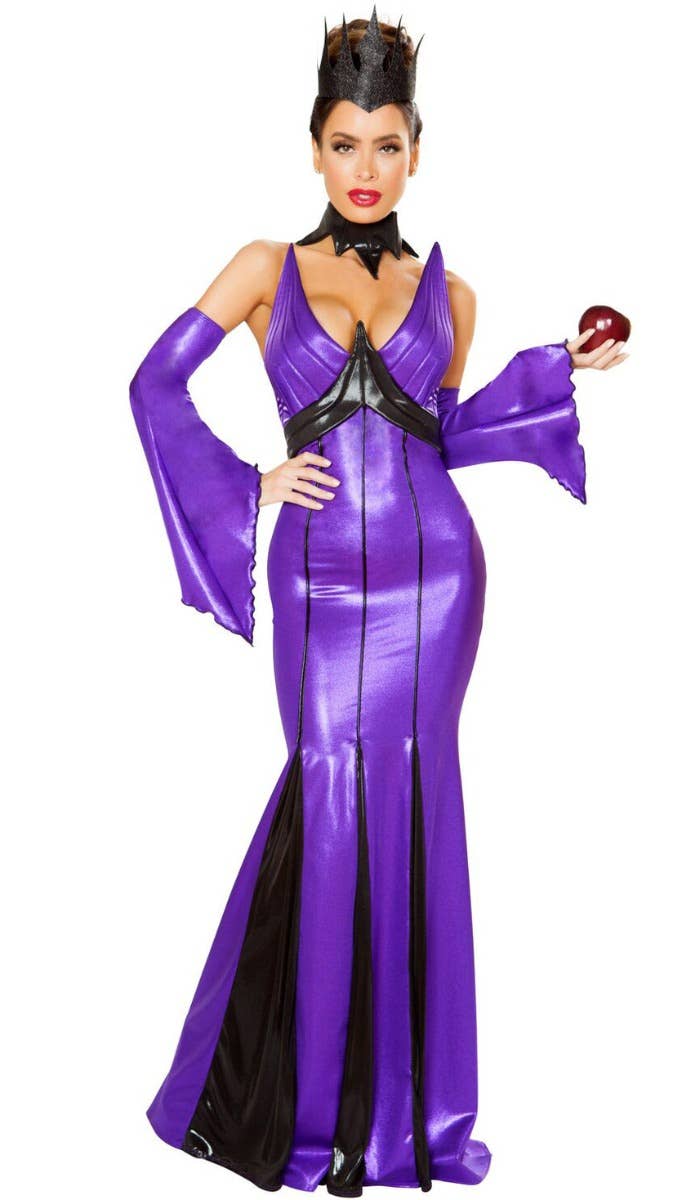 Wicked Queen Maleficent Sexy Women's Halloween Dark Fairy Costume Main Image