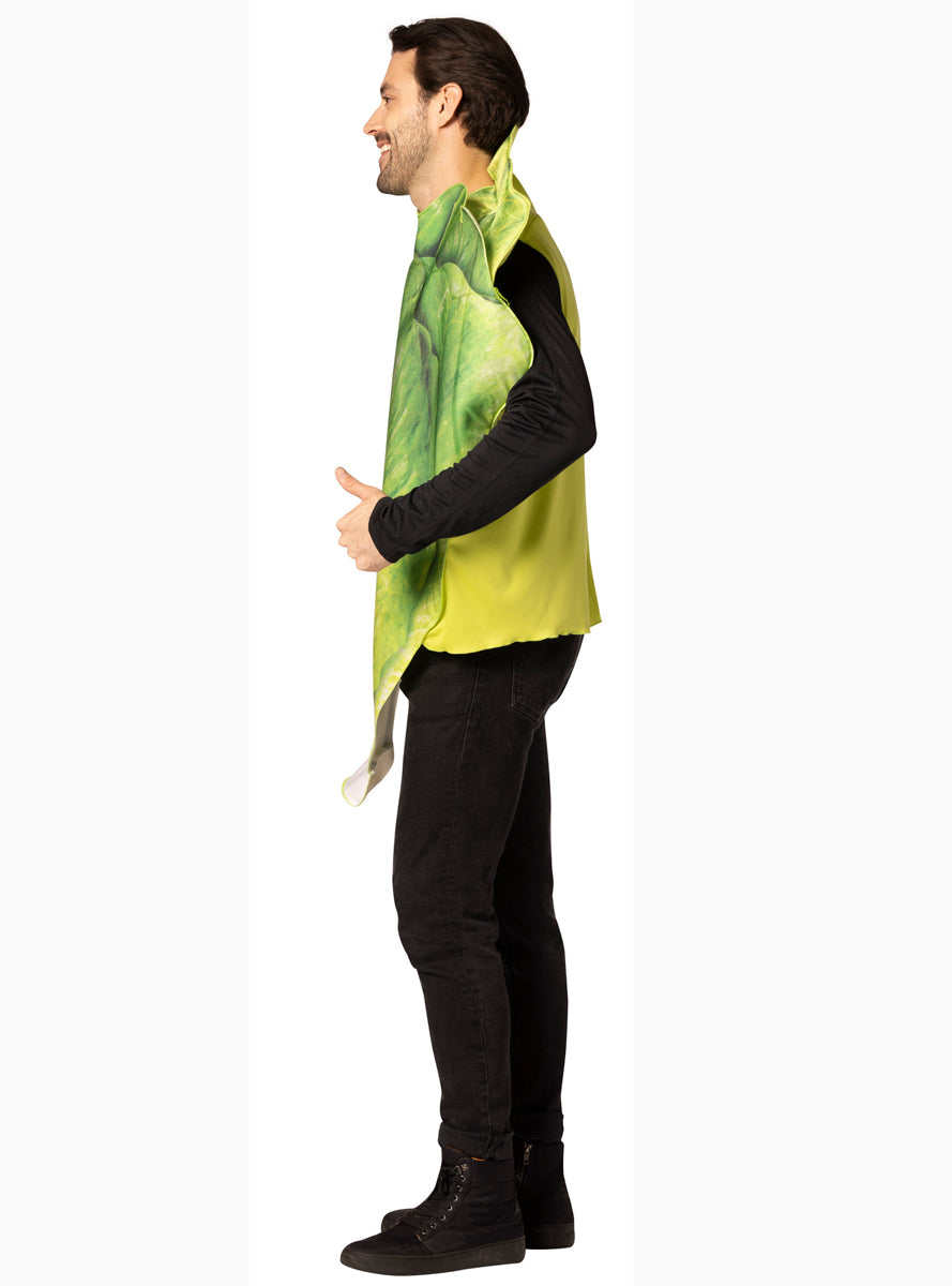Romaine Lettuce Novelty Adults Food Costume - Side Image