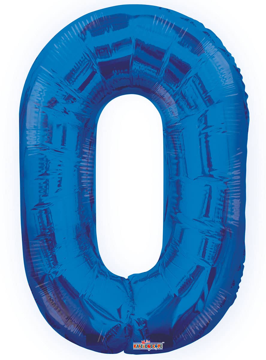 Image of Royal Blue 87cm Number 0 Party Balloon