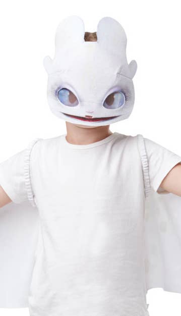 Light Fury How to Train Your Dragon The Hidden World Kids Costume Kit Front Main Close Image