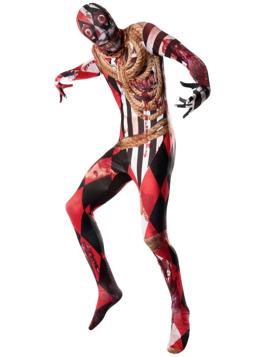 Men's Bloody Trapeze Artist Halloween Dress Up Costume