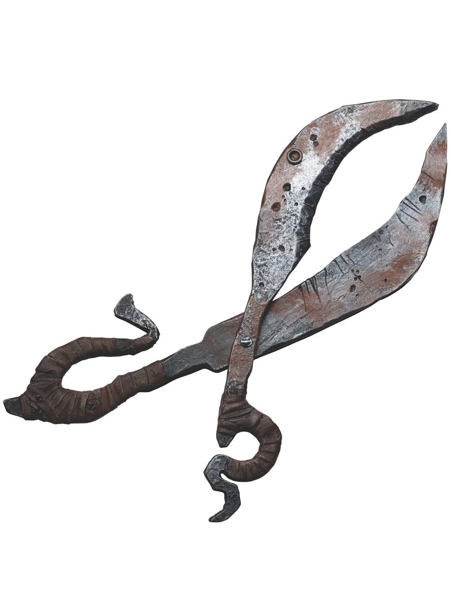 Brown Rustic Halloween Novelty Scissor Shears Gruesome Costume Accessory Main Image