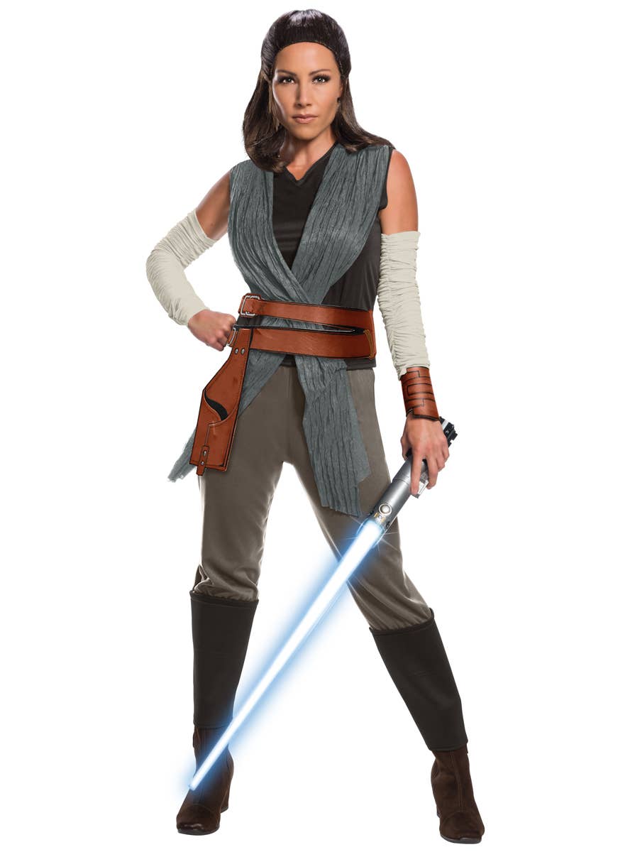 Star Wars Rey Women's Fancy Dress Costume Main Image
