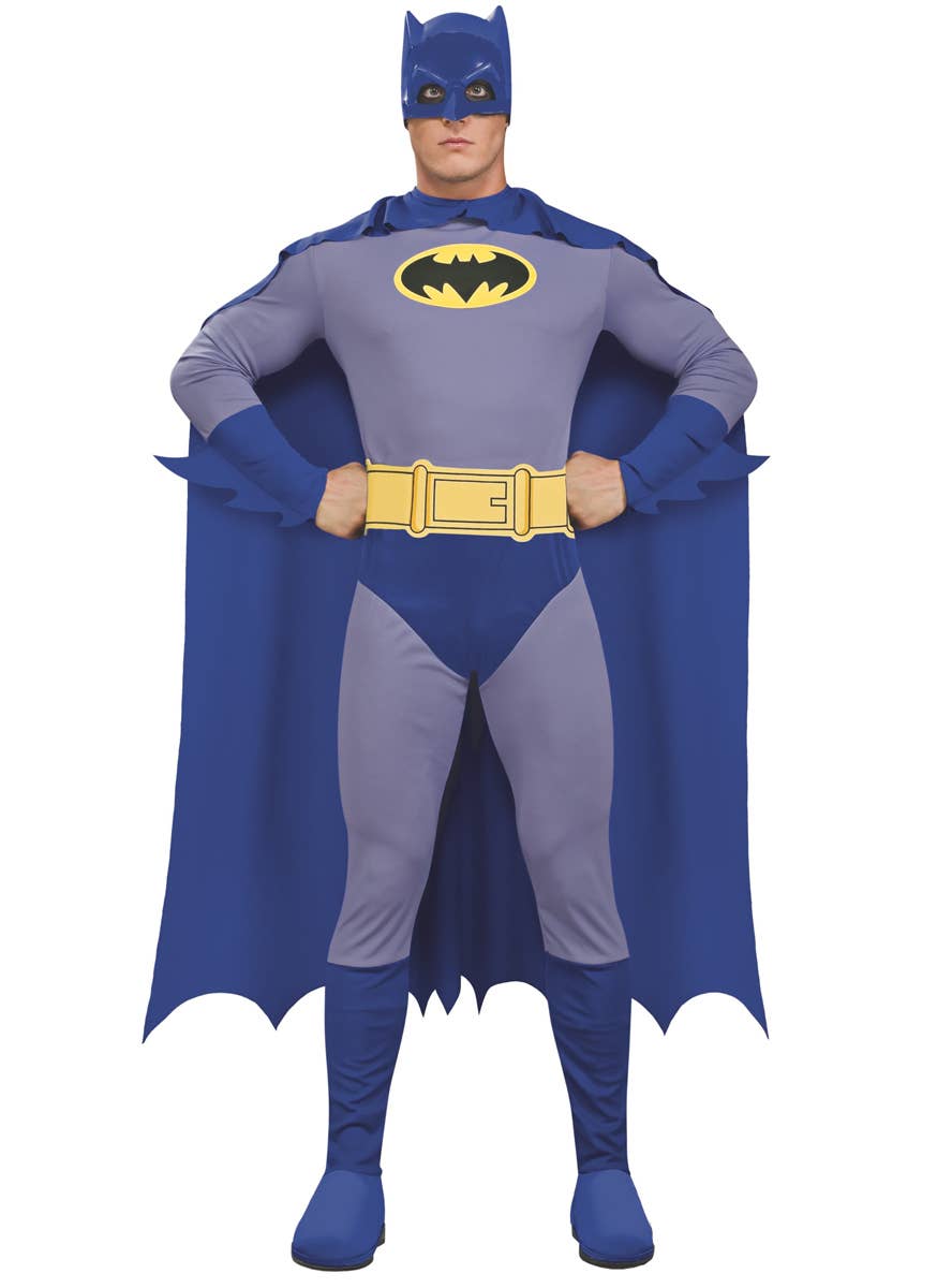 Batman Dc Comics Character Mens Superhero Fancy Dress Costume Main Image