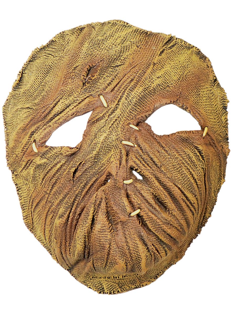 Image of Stitched Hessian Look Latex Halloween Mask