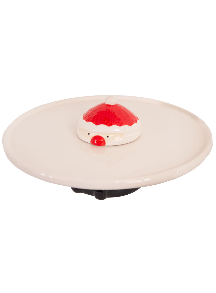 Santa Claus 29cm Footed Cake Plate - Alternate Image