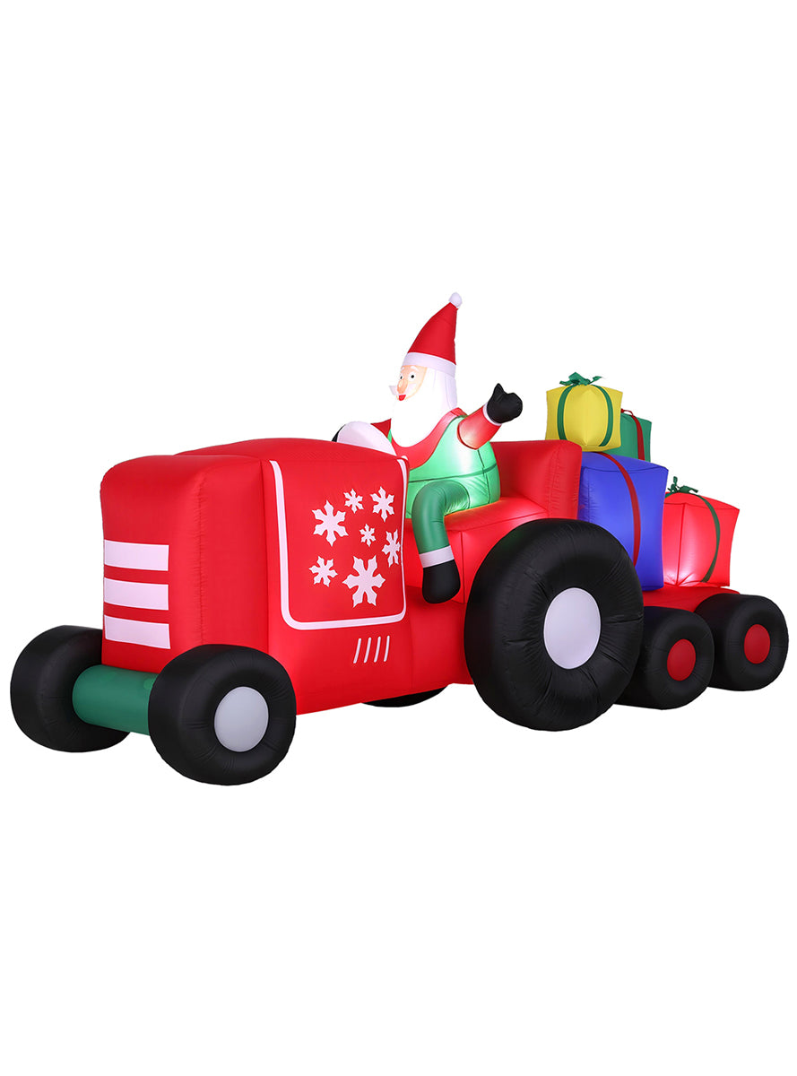 Santa in Truck 260cm Inflatable Christmas Decoration - Main Image