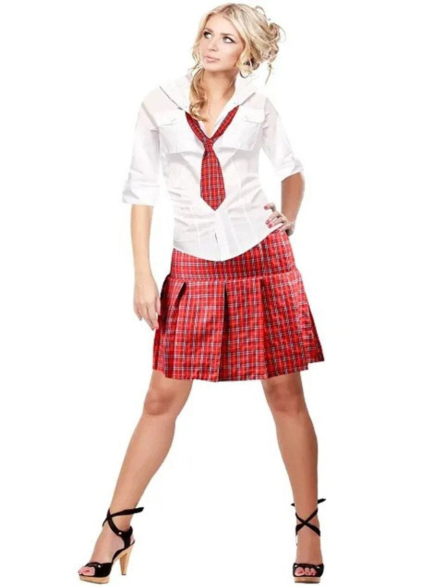 Sassy Student Sexy Womens Schoolgirl Costume - Main Image