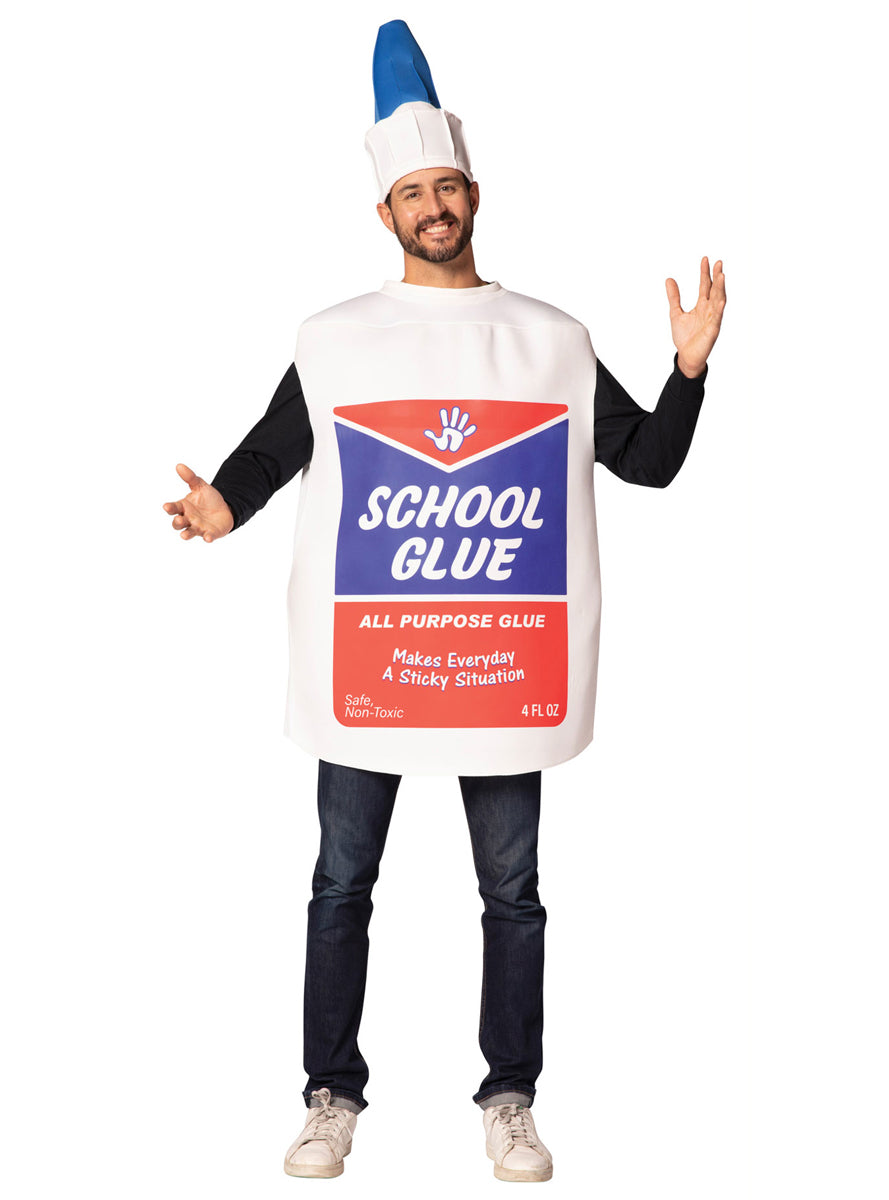 School Glue Squeeze Bottle Novelty Adults Costume - Main Image