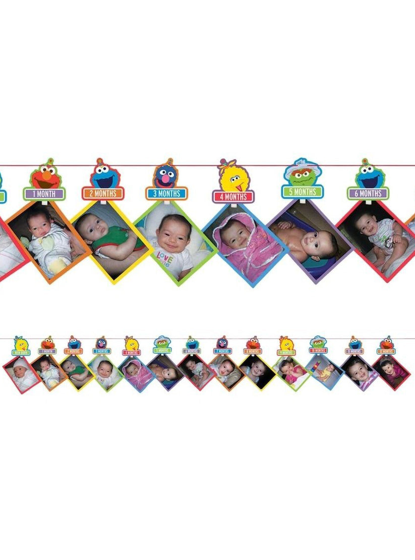 Elmo Turns 1 Photo Garland - Main Image