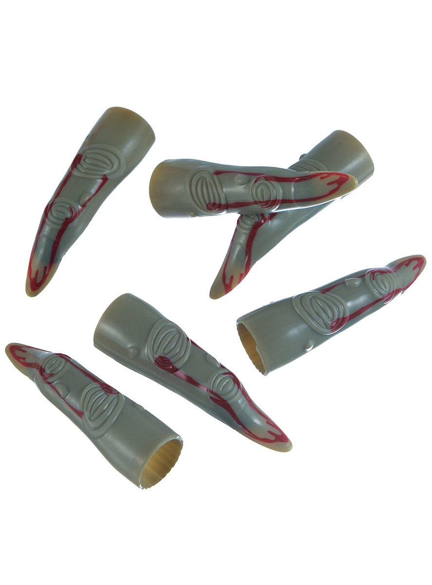 10 Pack of Severed Zombie Finger Decorations - Main Image