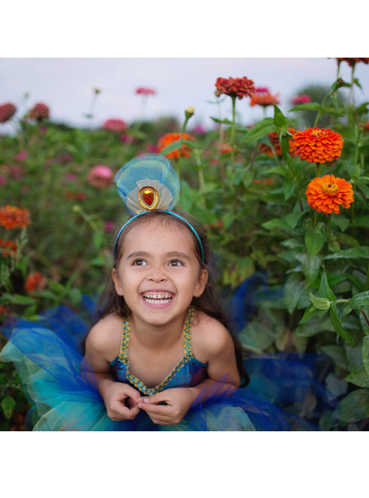 Shimmer Girls Peacock Tutu Costume - Lifestyle Image 8