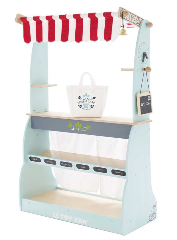 Shop And Cafe Market Stand Kids Wooden Toy - Main Image