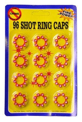 Novelty 96 Shot Cap Gun Ammo