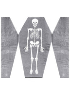 Image of Skeleton Coffin 16 Pack Halloween Lunch Napkins - Main Image