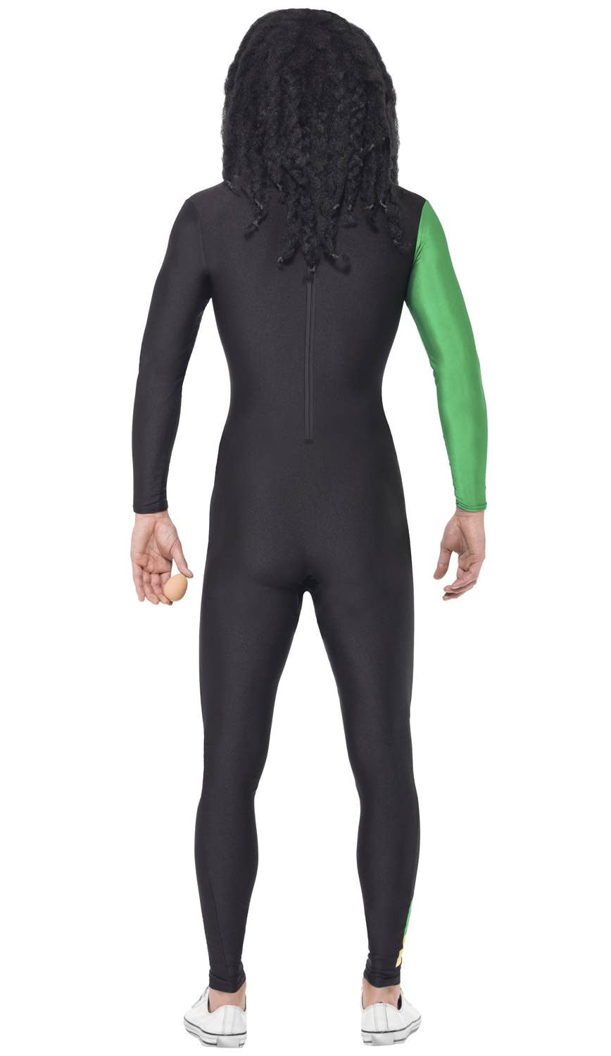 Cool Runnings Adult's Jamaican Bobsled Team Costume Back View