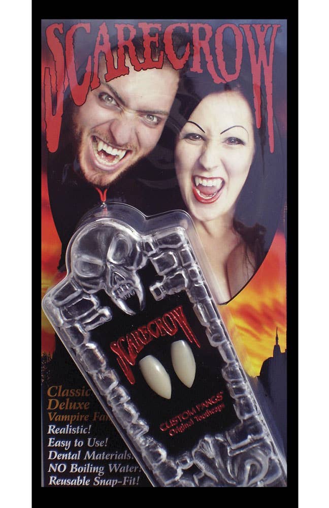Scarecrow Brand Deluxe Large Vampire Fangs Pack Image