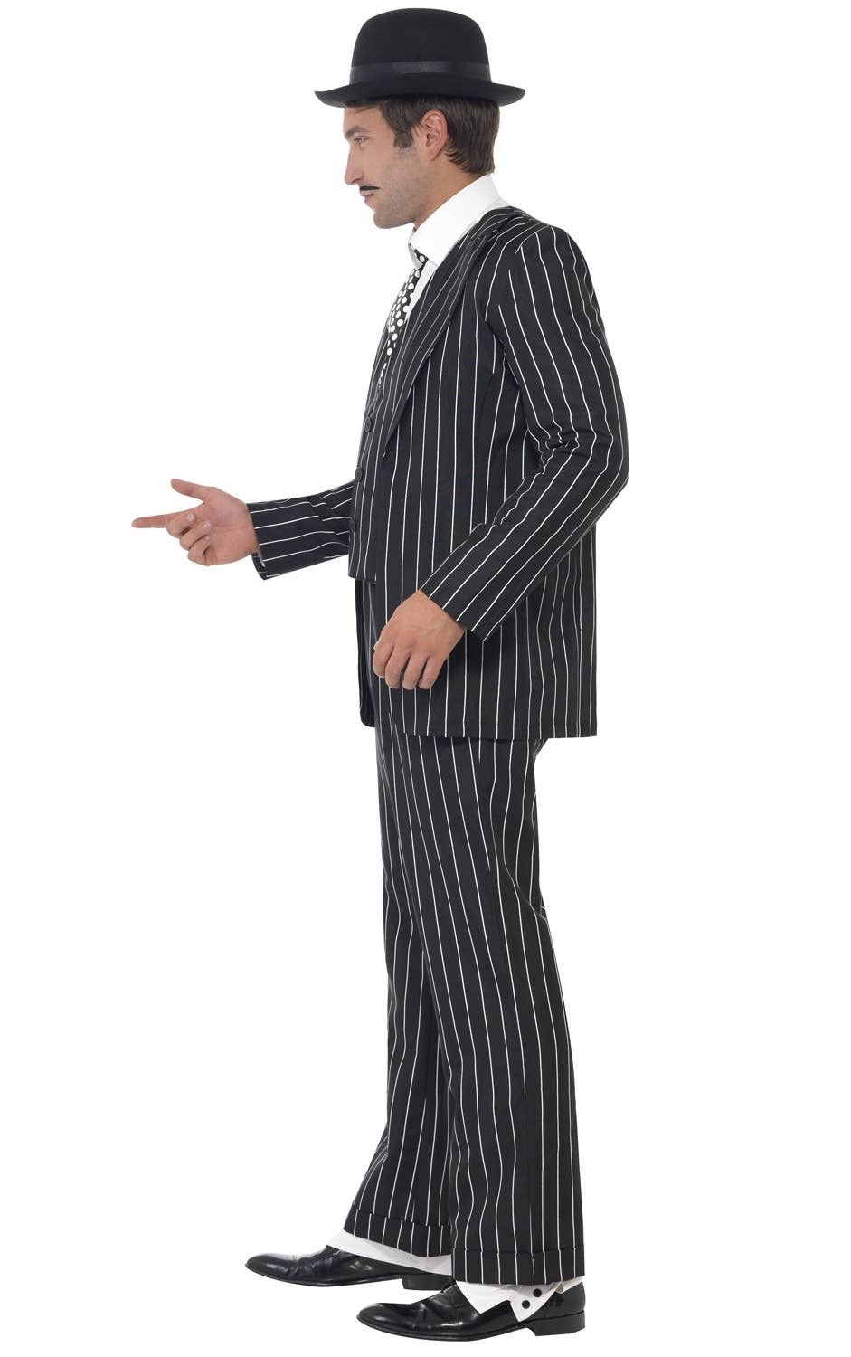 Vintage Gangster Boss Men's Great Gatsby 1920's Costume Image 3