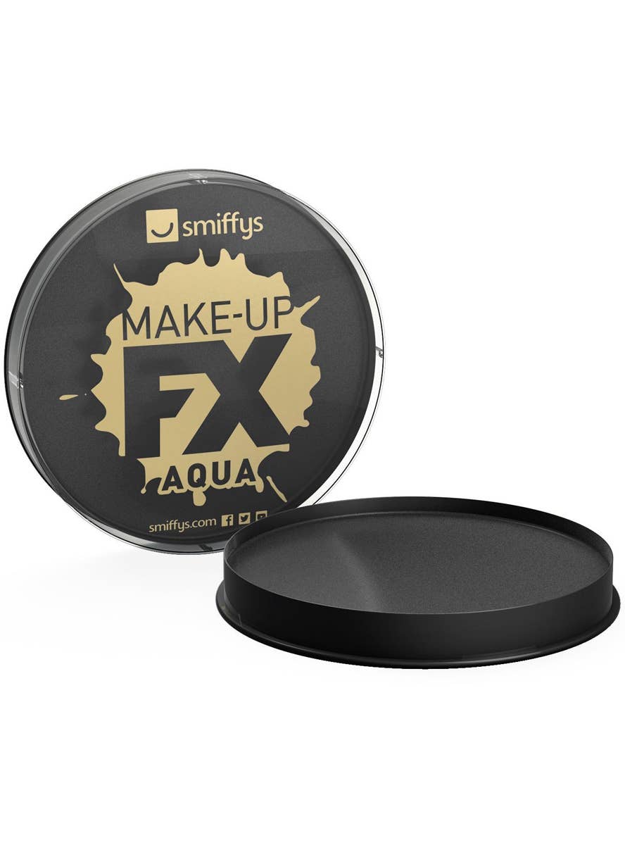 Water Activated Black Halloween Makeup Facepaint - Main Image