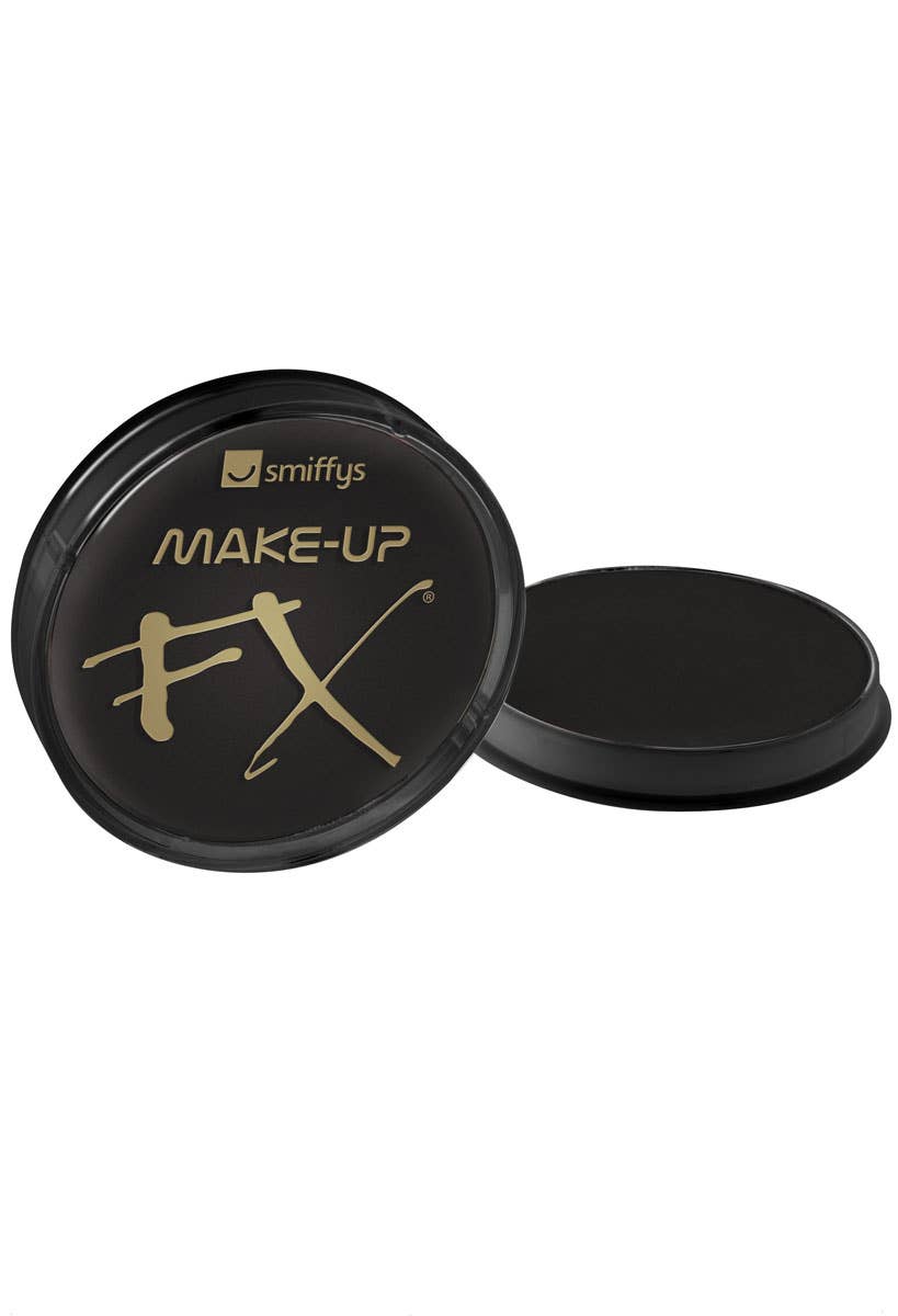 Water Activated Black Halloween Makeup Facepaint - Front Image