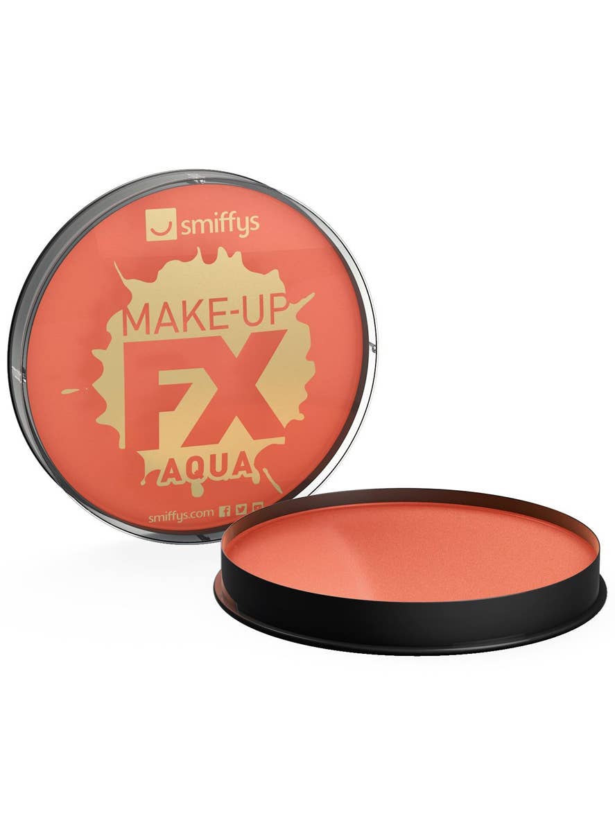 Orange Cake Makeup Water Based Special Effects Compact Face Paint - Main Image