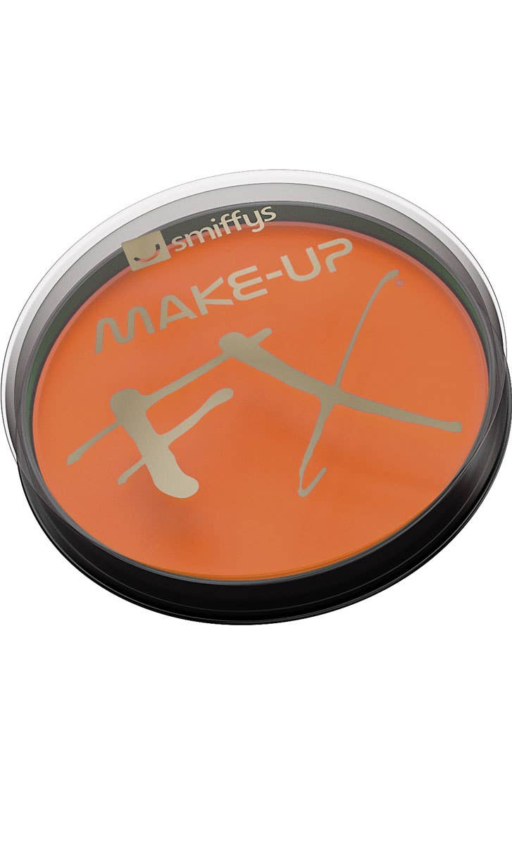 Orange Cake Makeup Water Based Special Effects Compact Face Paint - Front Image