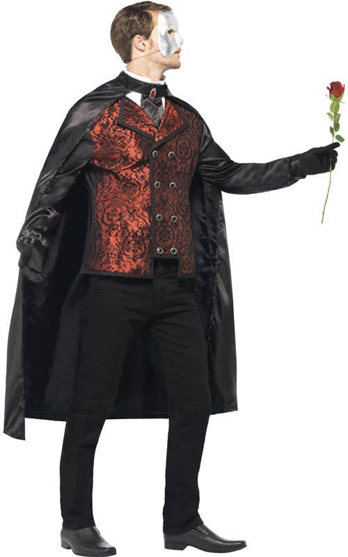 Dark Phantom Of The Opera Men's Halloween Costume Alternative