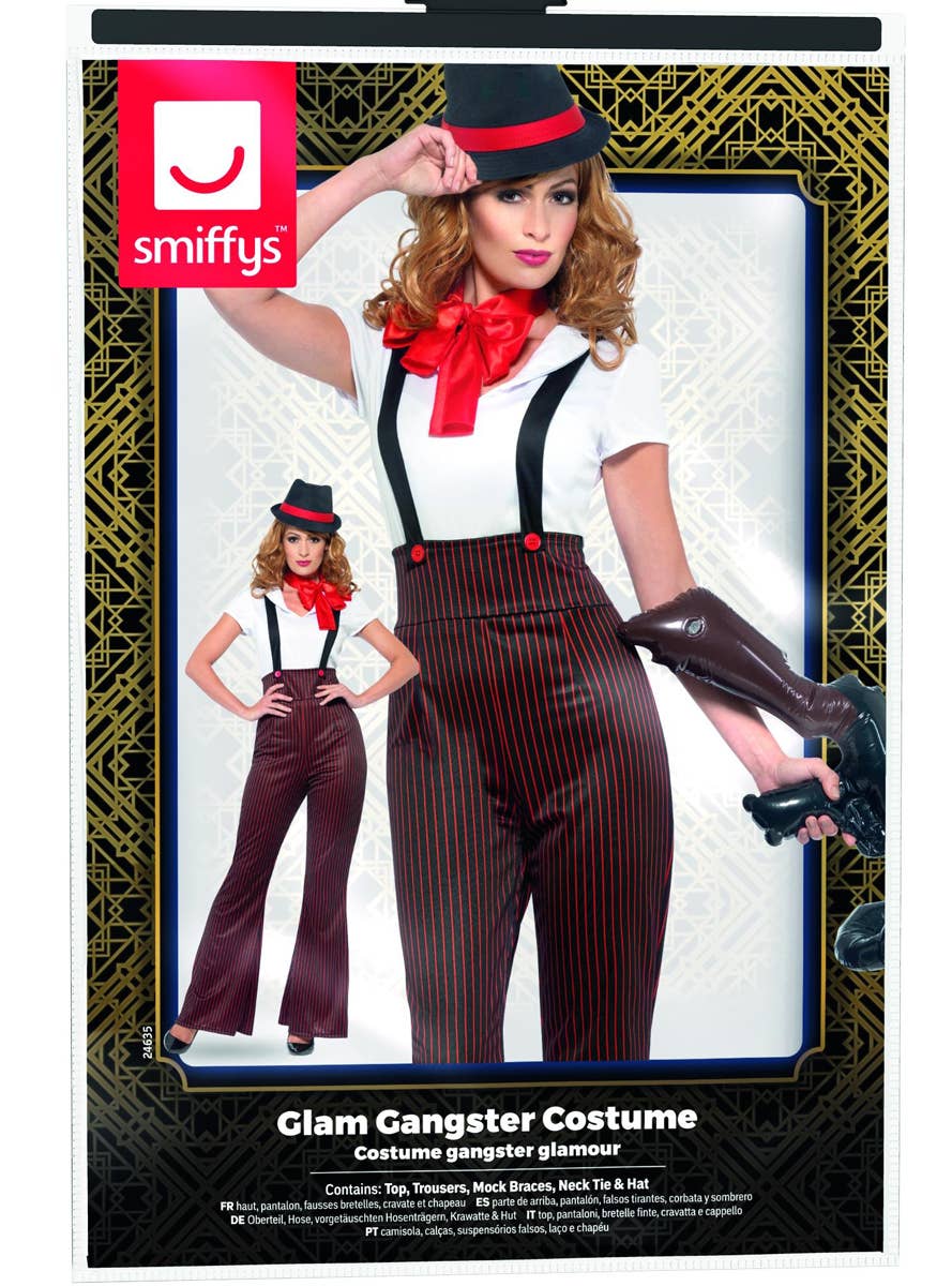 Women's 1920s Gangster Mob Sexy Costume Pack Image