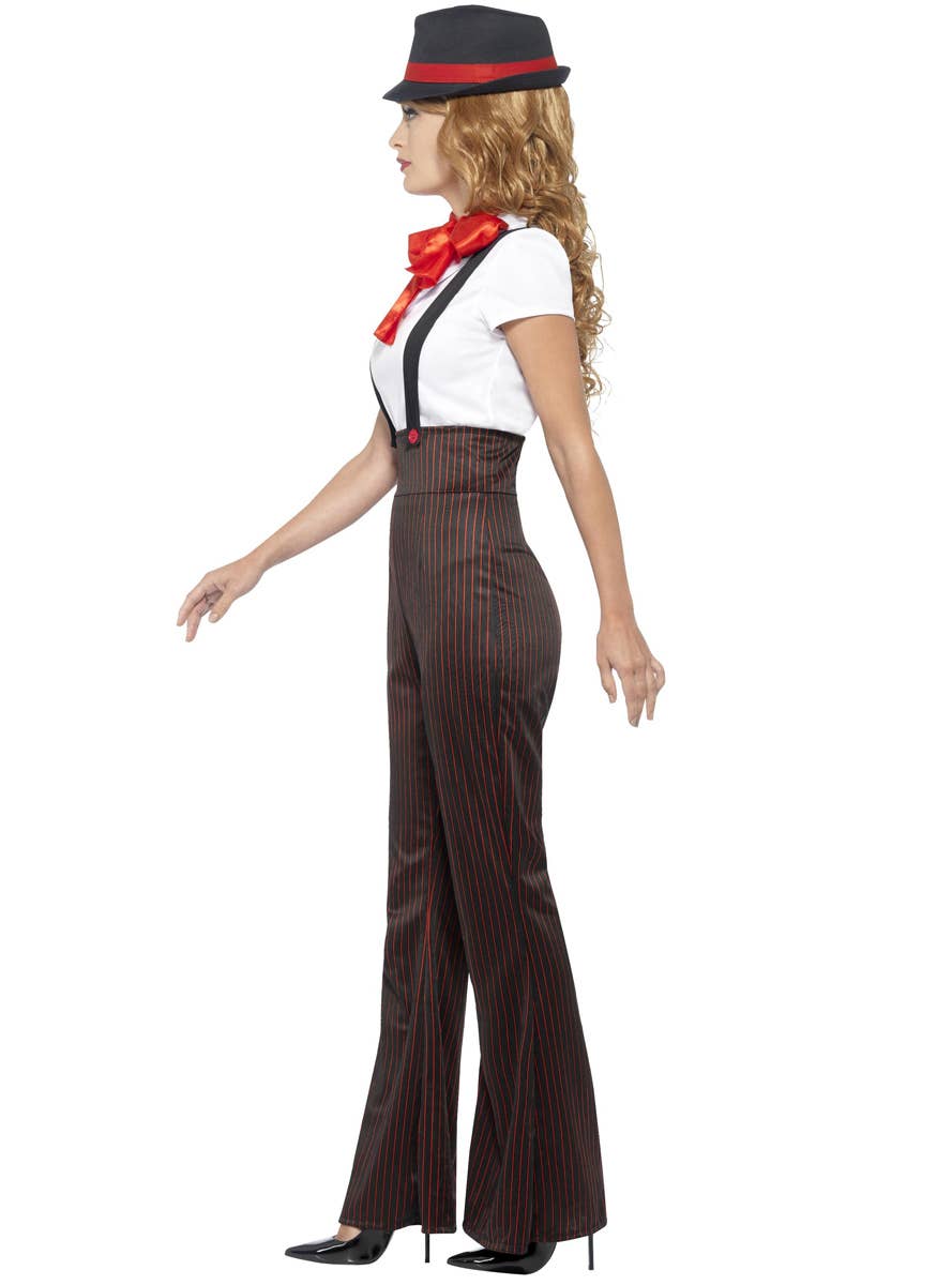 Women's 1920s Gangster Mob Sexy Costume Side Image