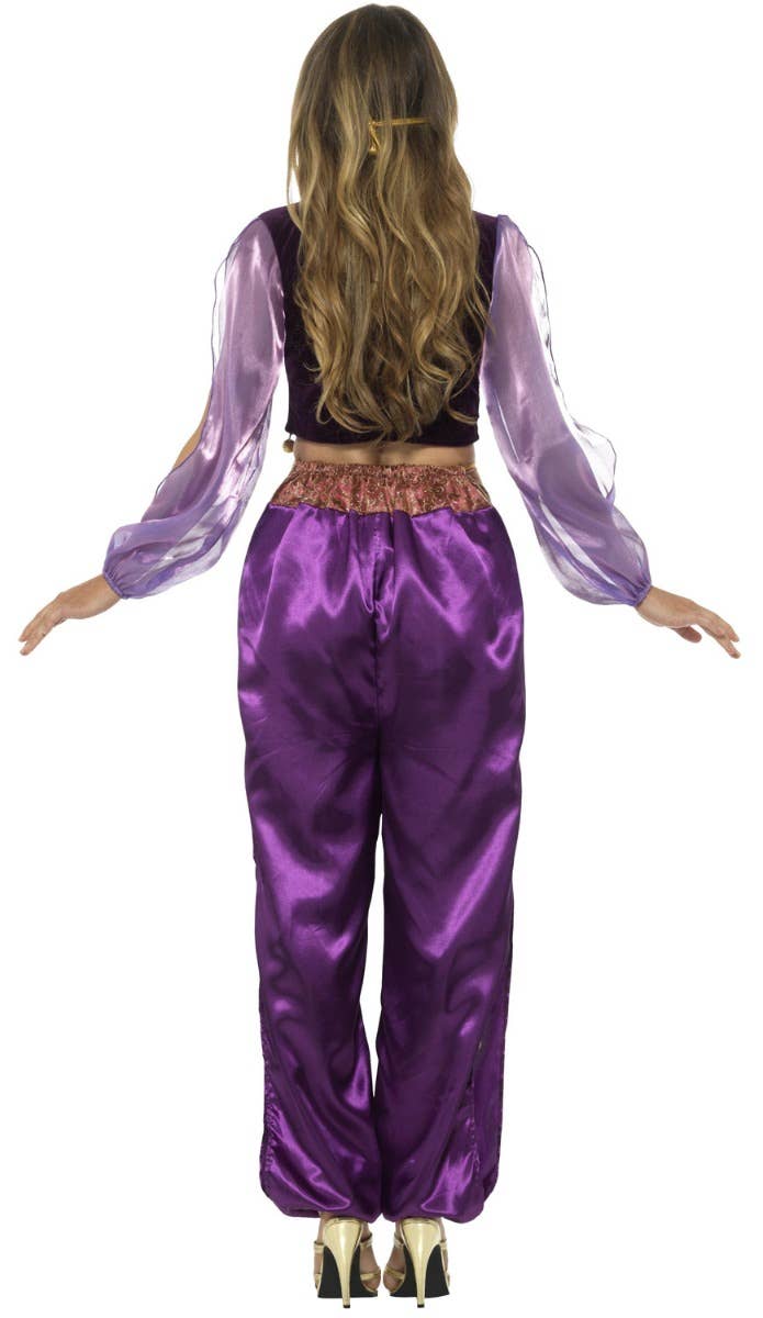 Women's Sexy Arabian Princess Costume - Back Image