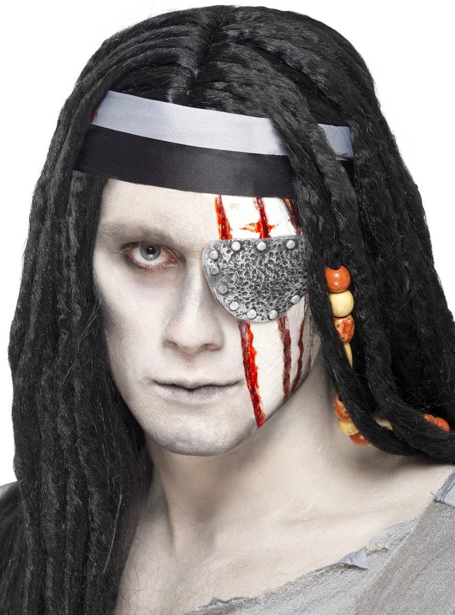 Rubber Latex Pirate Eyepatch Mutilation Scar SFX Prosthetic