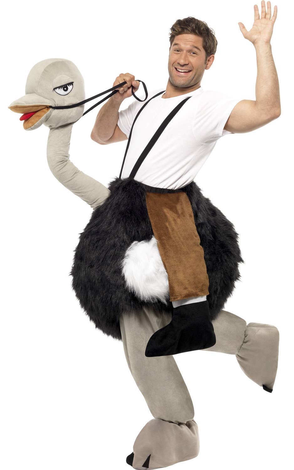 Ride On Ostrich Funny Adult's Dress Up Costume