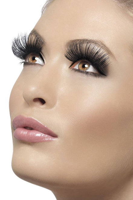 Extra Long Thick Black Costume Eyelashes Main Image