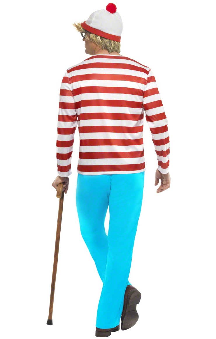 Men's Where's Wally Officially Licensed Costume Back Image