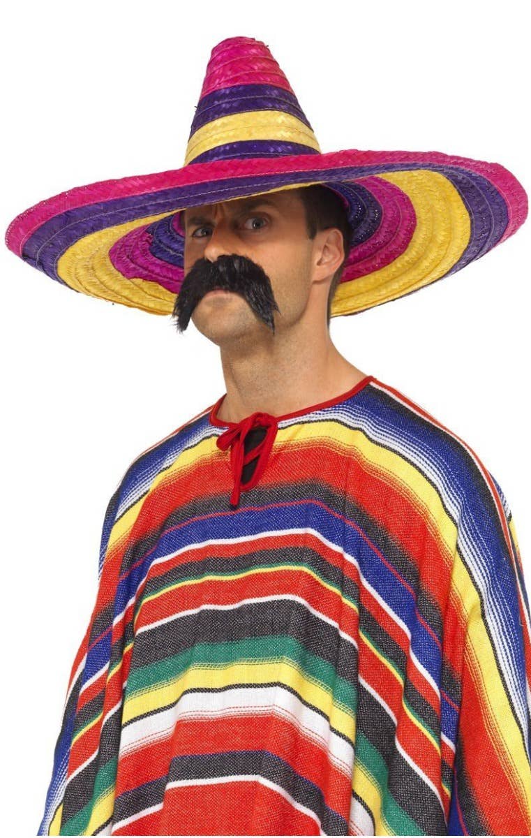 Image of Mexican Multicoloured Sombrero Costume Hat