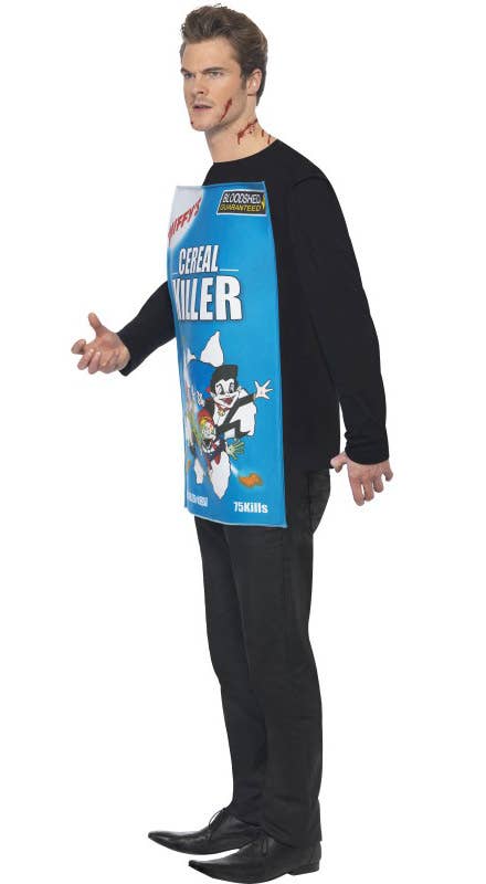 Novelty Foam Cereal Killer Men's Halloween Costume - Side Image