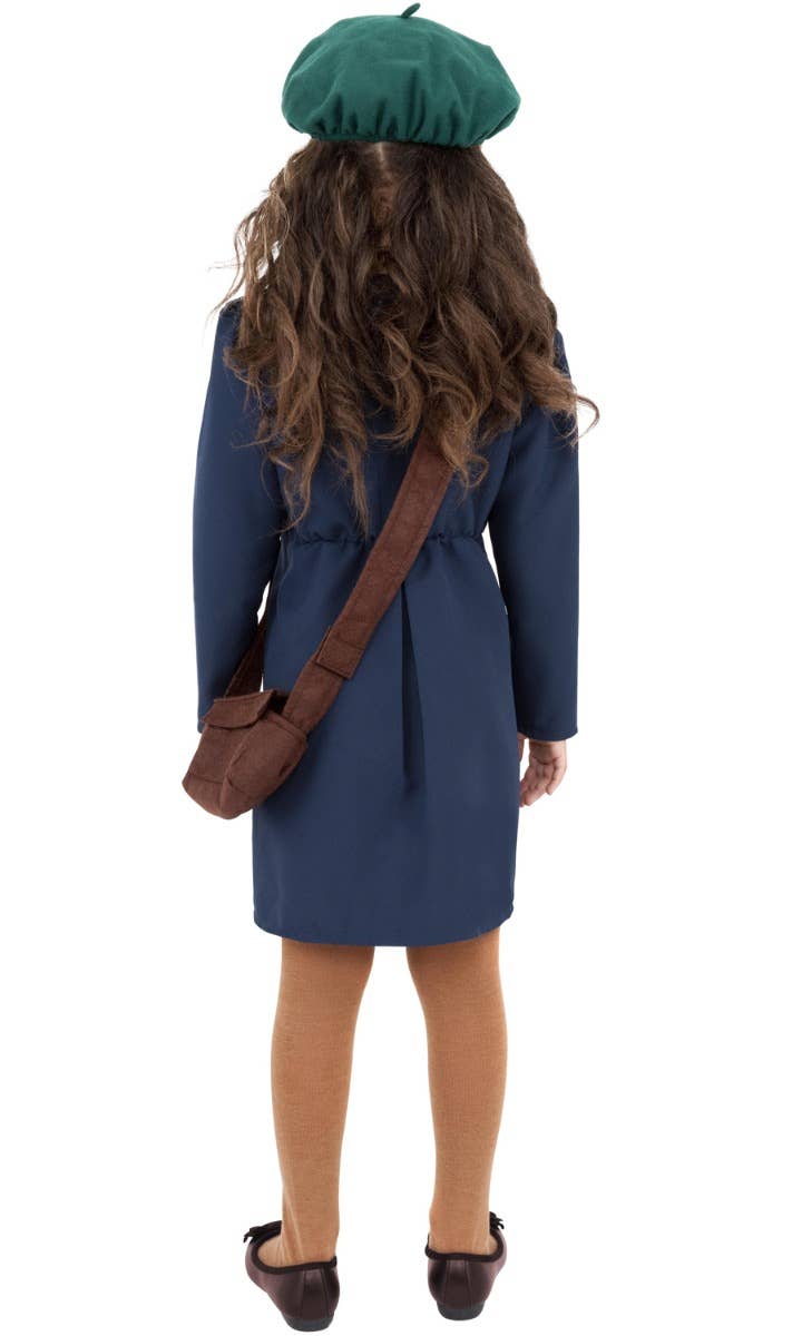 World War II Evacuee Costumes for Girls - Back Image