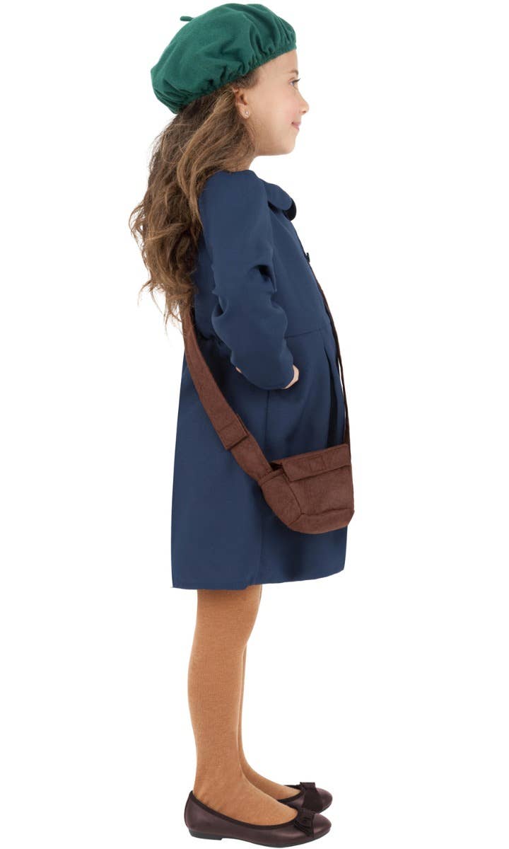 World War II Evacuee Costumes for Girls - Side Image