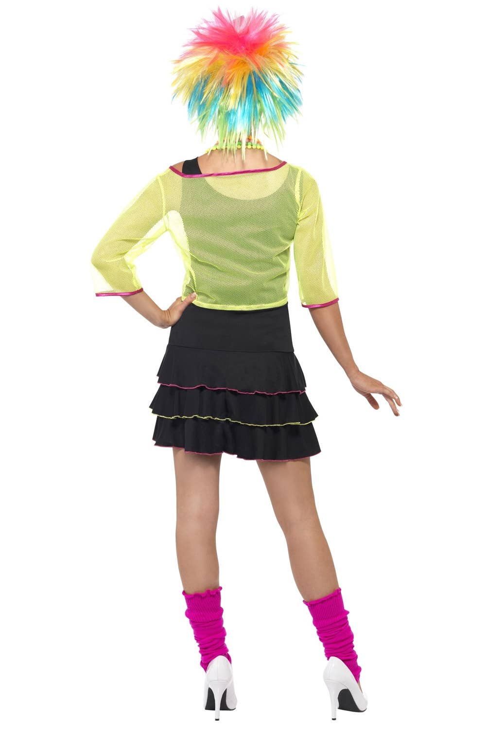 Women's Pop Tart 1980's Fancy Dress 80s Costume - Back View