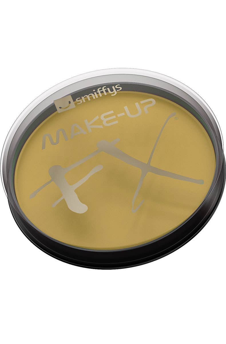 Metallic Gold Cake Makeup Water Based Special Effects Compact Face Paint - Pack Image