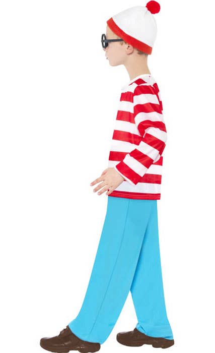 Kid's Where's Wally Book Week Costume Alt Side View
